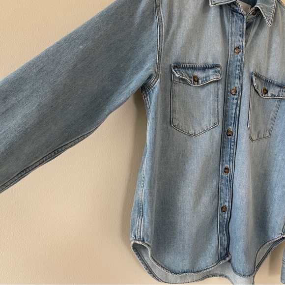 ZARA Good American Collection Edition 2022 Denim Shirt - Picture 3 of 10